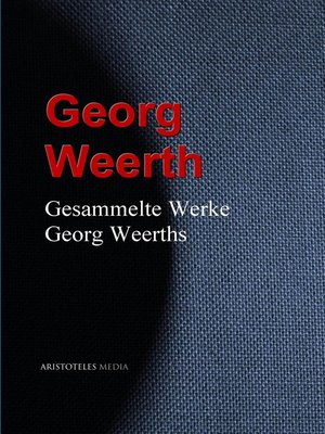 cover image of Gesammelte Werke Georg Weerths